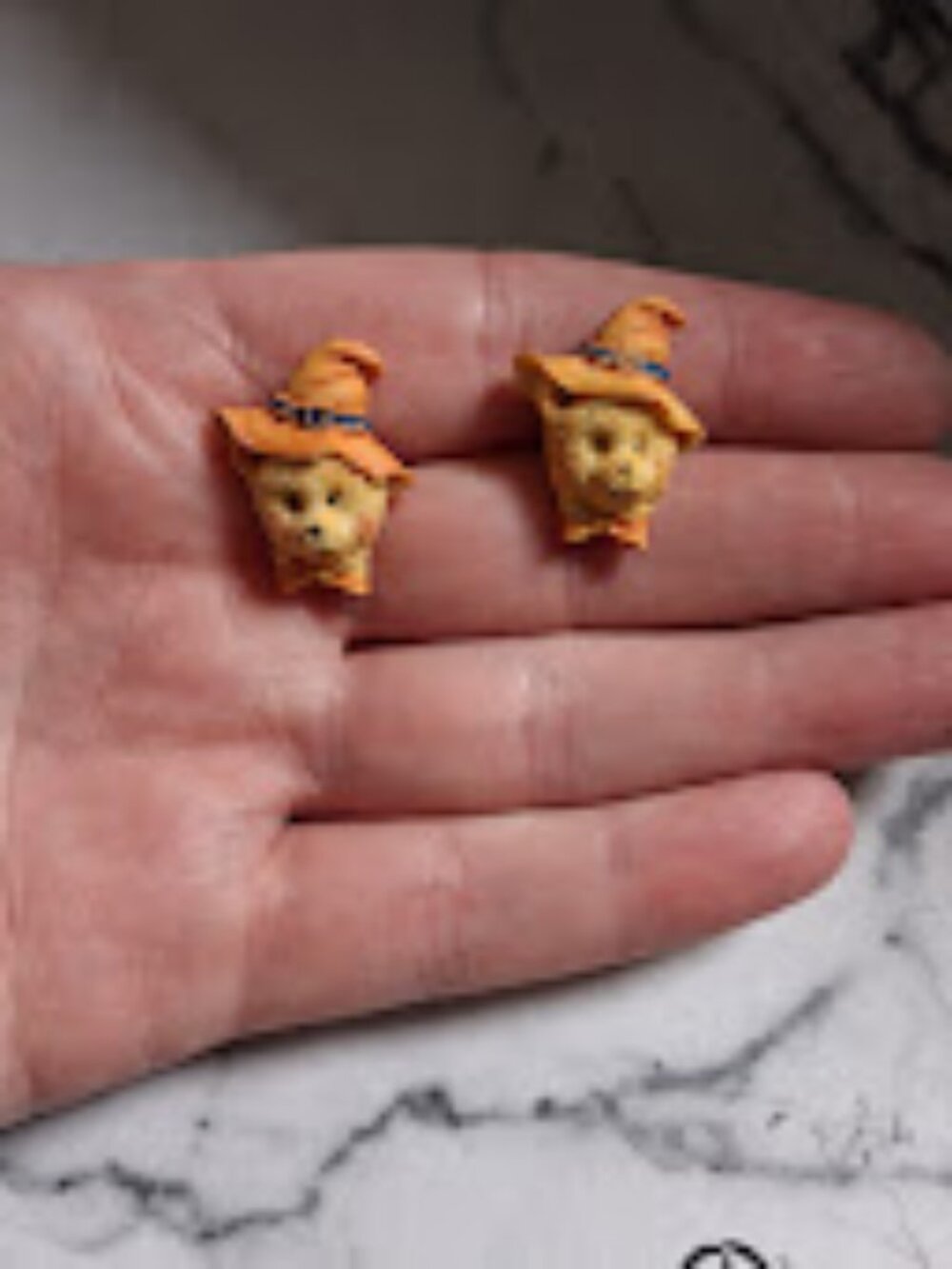Halloween Bear stud earrings